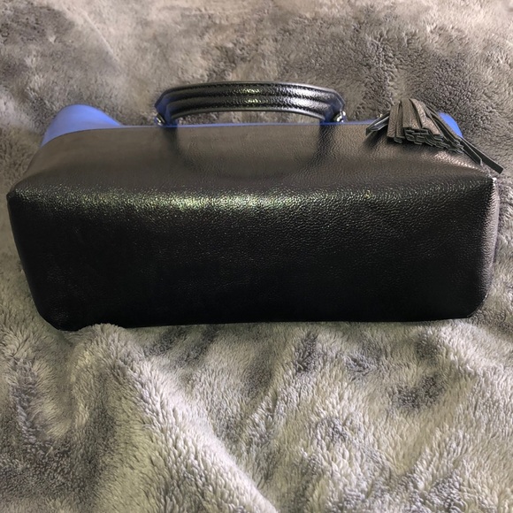 Calvin Klein Color Block Purse Blue and Black - Picture 3 of 8